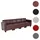 MCW 4-Sitzer Sofa rot-braun