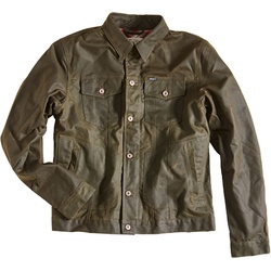 Rokker Wax Cotton, Textiljacke - Dunkelgrün - L