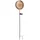 garden hero LED Solar Gartenstecker Rostlook 20,5 x 5,5 x 98 cm inkl. Spritzwasserschutz braun