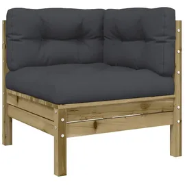 vidaXL Garten-Lounge-Set 6-tlg. Kiefernholz braun