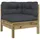vidaXL Garten-Lounge-Set 6-tlg. Kiefernholz braun