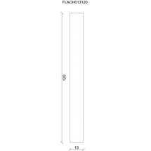 FN Neuhofer Flachleiste 100 cm 120 mm Fichte/Kiefer
