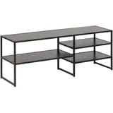 Actona Seaford TV-Lowboard 120x46x33 cm Schwarz Holzwerkstoff