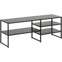 Actona Seaford TV-Lowboard 120x46x33 cm Schwarz Holzwerkstoff