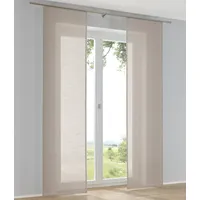 Kutti Schiebegardine HEINE HOME Gr. 2, beige, B:60cm H:175cm, Polyester, Gardinen,