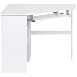 Casavanti Eckschreibtisch weiß matt B/H/T: ca. 127x73x88,5 cm - weiß