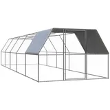 vidaXL Hühnerkäfig 3x10x2 m Verzinkter Stahl