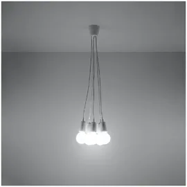 Sollux Diego 5-flg. 5xE27 90 cm weiß