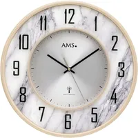AMS Funkwanduhr AMS, bunt, Wanduhren, Ø 34cm, Quarzuhr, Wanduhr,