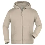 James & Nicholson Kinder Kapuzen-Sweatjacke JN059K" - James & Nicholson Stone XL"