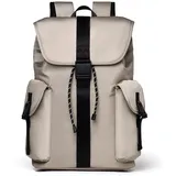 SONARIN Modischer Rucksack Herren,Große Kapazität Wasserdichter Casual Tagesrucksack 15,6 Zoll Laptop Rucksack Arbeit Schulrucksack Reise-Rucksäcke(Khaki)