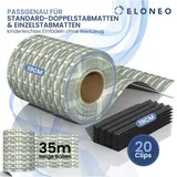 eloneo Sichtschutzstreifen 35 x 19 cm Rattan hell 1 St.