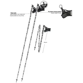 Komperdell Erlkönig 130 cm schwarz/weiß
