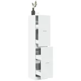 vidaXL Apothekerschrank Weiß 40x41x174,5 cm Holzwerkstoff