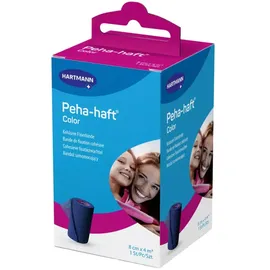 Hartmann Peha-haft Color Fixierbinde latexfrei 8cmx20m rot