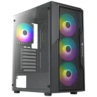 Azza Fighter 290 Miditower PC-Gehäuse Schwarz