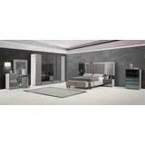 Luxus Schlafzimmer 8tlg Set Komplettes Zimmer Möbel Bett Nachttisch Schrank Neu