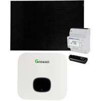 Growatt 3kWp Glas Glas PV-Anlage ohne Speicher mit MIN3600-XH