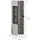 Möbel Boss Vitrine ICE 60 x 34 x 160 cm Weiß