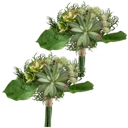 Creativ green Kunstpflanze »Sukkulenten-Bouquet«, mit grünrosa Farbgebung Creativ green grünrosa