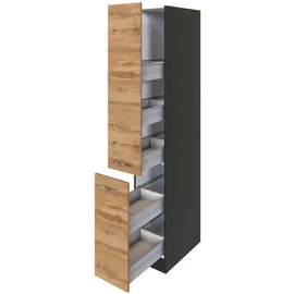 Held Apothekerschrank 30 x 200 x 60 cm Grau