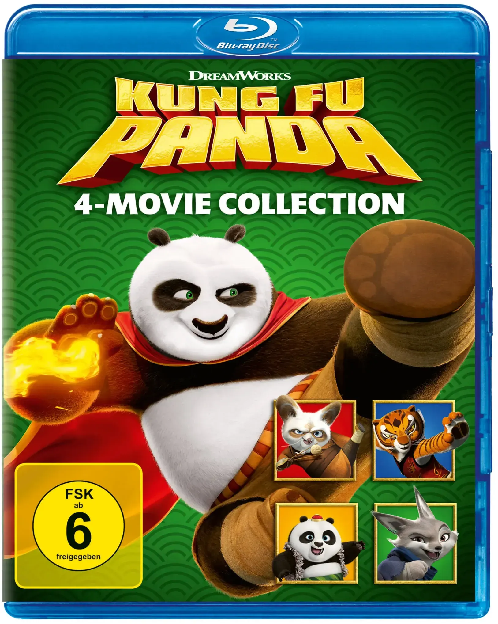 Kung Fu Panda 1-4 Box Set (Blu-ray)
