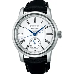 Seiko Presage Automatik 3 Tage - Craftsmanship Series SPB495J1 - weißes Emaillezifferblatt,schwarz - 40,2mm