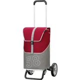 Andersen Shopper Manufraktur Andersen Shopper Alu Star Shopper Filip Einkaufstrolley 59 cm rot