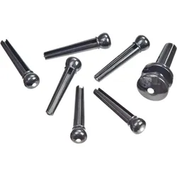 Planet Waves Bridge Pins Black Dot