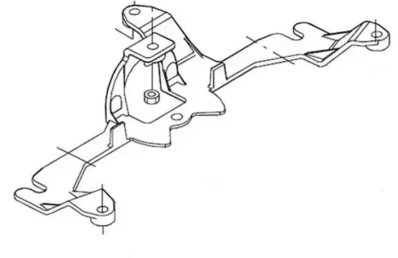 Taski 4126986 Düsenträger für Taski swingo 450B Ersatzteile TASKI für swingo 450B