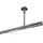 Interdeco GARDINENSTANGE INNENLAUF Sonette Elanto 480 cm (geteilt in 3 x 160 cm), 1-läufig, 20 mm Ø Edelstahl-Optik