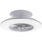 just light. JUST LIGHT 22 cm Deckenventilator Grau