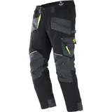 Terrax Workwear Herren-Arbeitshose (56, Schwarz/Gelb)