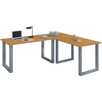 VCM VCM Holz Schreibtisch Eckschreibtisch L Form links oder