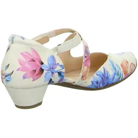 THINK! Leder-Pumps in Weiß/ bunt, Größe 38 EU