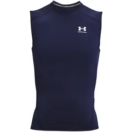 Under Armour HeatGear Armour Kompressions-Tank-Top Herren 410 midnight navy/white XL