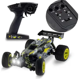 Overmax X-Pace Ferngesteuertes Auto RC Car, 4x4, Geschwindigkeit von 45 kmh, 100m Reichweite, LED-Beleuchtung, unabhängige Federung, große Fahrzeugabmessungen