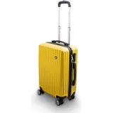Barut Trolley Hartschalen Koffer Hartschalenkoffer Hardcase Größe M - Modell General (Gelb) MS-17247 - Gelb