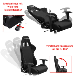 DXRacer Formula FD01 Gaming Chair schwarz/rot