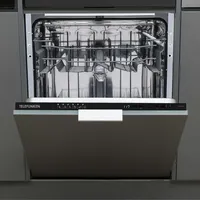 Telefunken Geschirrspüler vollintegrierbar 60 cm, Einbau Spülmaschine, 12 Maßgedecke,