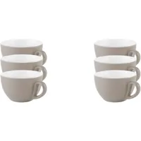 APS Cappuccinotasse 0,3 l Grau 6 St.