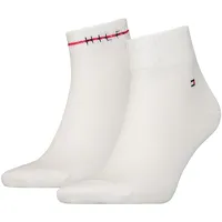 Tommy Hilfiger Herren Quarter Socken Weiß, 39-42