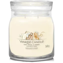 YANKEE CANDLE Soft Wool & Amber Kerzen 368 g 