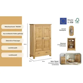 OTTO home Rauna 96 x 155 x 38 cm Beige