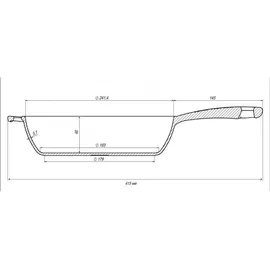 Maysternya Grillpfanne 24 cm