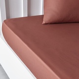 Today Essential Spannbettlaken, 160 x 200 cm, für Doppelbett, 100% Baumwolle, einfarbig