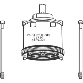Grohe 46409000 Keramikkartusche Weiß