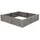 Smoby Kunststoffsandkasten Square Garden mit Dach grau