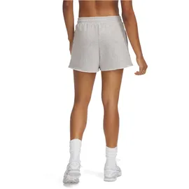 Under Armour Rival Terry Kurze Hose Grau/Weiß XS