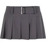 URBAN CLASSICS Pleated Midirock Dark Stone M